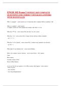 ENGR 102 Exam 1 NEWEST 2025 COMPLETE QUESTIONS&period;&period;&period;TEST DETAILED ANSWERS WITH RATIONALES