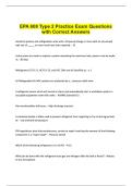 EPA 608 Type 2 Practice Exam Questions with Correct Answers&period;