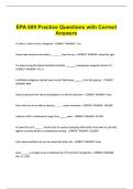 EPA 609 Practice Questions with Correct Answers&period;