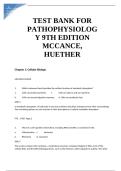 McCance Huether Pathophysiology Test Bank Pathophysiology Exam Questions and Answers Nursing Pathophysiology Test Bank PDF