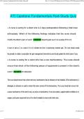 ATI Capstone Fundamentals Post-Study Quiz  NEWEST 2026&sol;2027 ACTUAL EXAM COMPLETE QUESTIONS AND CORRECT DETAILED ANSWERS &lpar;VERIFIED ANSWERS&rpar; &vert;ALREADY GRADED A&plus;&vert;&vert;BRAND NEW&excl;&excl;