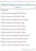 HSPT Prep Test &ndash; Questions and Answers &vert; 100&percnt; Pass Guaranteed &vert; A&plus; Graded &vert; 2026&ndash;2027 Updated