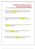 Rutgers Dynamics Exam 2025 &vert; Questions & Answers &vert; Engineering Prep