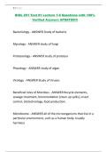 BIOL 251 Test -1 Lecture 1-6 Questions with 100&percnt; Verified Answers UPDATED&excl;&excl;&excl;&period;