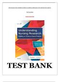 TEST BANK FOR UNDERSTANDING NURSING RESEARCH 7TH EDITION BY GROVE&period;pdf