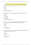 CISSP Exam Questions with Correct Answers&vert; Latest Update