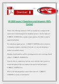 hft 2220 exam 3 Questions and Answers 100&percnt; Correct