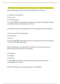 CISSP Chapter 1 Exam Questions with Correct Answers&vert; Latest Update