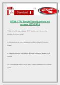 ISTQB&colon; CTFL Sample Exam Questions and answers 100&percnt; PASS
