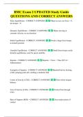 BMC Exam 2 UPDATED Study Guide  QUESTIONS AND CORRECT ANSWERS