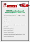 TCIS 2 Exam Questions and Answers Graded A&plus; 100&percnt; PASS