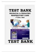 Test Bank For Neonatal and Pediatric Respiratory Care&comma; 5th Edition&comma; Brian K&period; Walsh &vert; All Chapters &lpar;1-36&rpar; &vert; Updated Version A&plus;