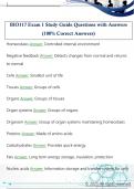 BIO117 Exam 1 Study Guide Questions with Answers  &lpar;100&percnt; Correct Answers&rpar; 