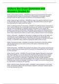 Uniform Bar Exam Questions and Answers Graded A&plus;