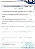 contractors license Questions with Answers &lpar;100&percnt;  Correct Answers&rpar;