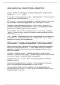 HRM 6622 FINAL QUESTIONS & ANSWERS