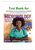 Test Bank for Microbiology&colon; The Human Experience 3rd Edition by John Foster&comma; Zarrintaj Aliabadi and Joan Slonczewski &lpar;9781324073345&rpar;