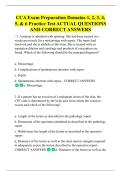 CCA Exam Preparation Domains 1&comma; 2&comma; 3&comma; 4&comma;  5&comma; & 6 Practice Test ACTUAL QUESTIONS  AND CORRECT ANSWERS - 