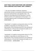 AICP final exam Questions and answers with verified solutions 100&percnt; correct