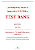 Test Bank &mdash; Contemporary Issues in Accounting&comma; 3rd Edition &mdash; Michaela Rankin&comma; Kimberly Ferlauto&comma; Susan McGowan & Patricia Stanton &mdash; ISBN 9780730397823 &mdash; Latest Update 2025&sol;2026 &mdash; &lpar;All Chapters Covered 1&ndash;13&rpar;
