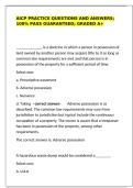 AICP Practice Questions and answers&semi; 100&percnt; pass guaranteed&semi; graded a&plus;