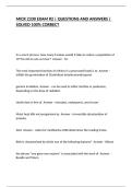 MICR 2330 EXAM &num;2 &vert; QUESTIONS AND ANSWERS &vert; SOLVED 100&percnt; CORRECT