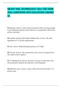 MILADY NAIL TECHNOLOGY Q&A TEST BANK 2026 QUESTIONS WITH SOLUTIONS GRADED A&plus;