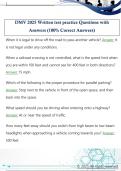 DMV 2025 Written test practice Questions with  Answers &lpar;100&percnt; Correct Answers&rpar;