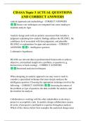 CDASA Topic 3 ACTUAL QUESTIONS  AND CORRECT ANSWERS 