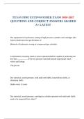 TEXAS FIRE EXTINGUISHER EXAM 2026-2027 QUESTIONS AND CORRECT ANSWERS GRADED A&plus; LATEST