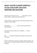 MILADY CHAPTER 12 MAKEUP ESSENTIALS ACTUAL EXAM SCRIPT 2026 EXAM QUESTIONS AND SOLUTIONS