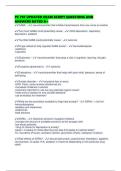 PC 707 UPDATED EXAM SCRIPT QUESTIONS AND ANSWERS RATED A&plus;