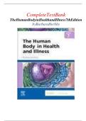 Test Bank for The Human Body in Health and Illness&comma; 7th Edition by Barbara Herlihy