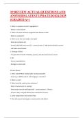 2024-2025 3P Review Exam Prep&colon; Verified Clinical Q&A Graded A&plus;