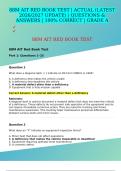 88M AIT RED BOOK TEST &vert; ACTUAL &lpar;LATEST 2026&sol;2027 UPDATE&rpar; &vert; QUESTIONS & ANSWERS &vert; 100&percnt; CORRECT &vert; GRADE A