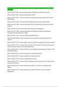 ISO 27001 LEAD AUDITOR EXAM QUESTIONS WITH CORRECT ANSWERS LATEST UPDATE 2026&sol;2027