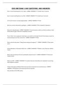 EXSS 288 EXAM 1 UNC QUESTIONS AND ANSWERS