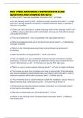 DOD CYBER AWARENESS COMPREHENSIVE EXAM QUESTIONS AND ANSWERS RATED A&plus;