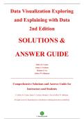 Solutions and Answer Guide &mdash; Data Visualization&colon; Exploring and Explaining with Data&comma; 2nd Edition &mdash; Jeffrey D&period; Camm&comma; James J&period; Cochran&comma; Michael J&period; Fry & Jeffrey W&period; Ohlmann &mdash; ISBN 9780357929766 &mdash; Latest Update 2025&sol;2026 &mdash; &lpar;All Chapters Covered 1&ndash;9&rpar;