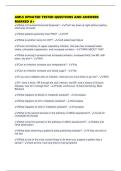 AMLS UPDATED TESTED QUESTIONS AND ANSWERS MARKED A&plus;