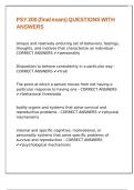 PSY 200 &lpar;final exam&rpar; QUESTIONS WITH ANSWERS