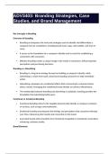 ADV3403 Branding Strategies&comma; Case Studies&comma; and Brand Management