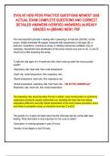 EVOLVE HESI PEDS PRACTICE QUESTIONS NEWEST 2026  ACTUAL EXAM COMPLETE QUESTIONS AND CORRECT  DETAILED ANSWERS &lpar;VERIFIED ANSWERS&rpar; &vert;ALREADY  GRADED A&plus;&vert;&vert;BRAND NEW&excl;&excl; PDF
