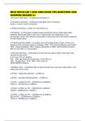 BICSI INSTALLER 1 2026 CORE EXAM TIPS QUESTIONS AND ANSWERS GRADED A&plus;