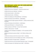 BICSI INSTALLER 1 LATEST 2026 TEST PAPER QUESTIONS AND ANSWERS GRADED A&plus;