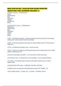 BICSI INSTALLER 1 EVALUATION EXAM UPDATED QUESTIONS AND ANSWERS GRADED A&plus;