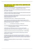 BICSI INSTALLER 1 FINAL EXAM ACTUAL QUESTIONS AND ANSWERS GRADED A&plus;