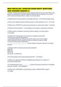 BICSI INSTALLER 1 UPDATED EXAM SCRIPT QUESTIONS AND ANSWERS GRADED A&plus;