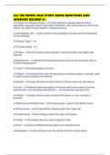 CLC 106 FENNO 2026 STUDY GUIDE QUESTIONS AND ANSWERS GRADED A&plus;