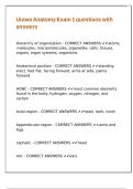 Uiowa Anatomy Exam 1 questions with answers